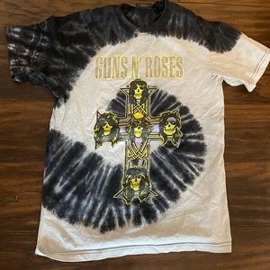 Guns and Roses Tie Dye tee